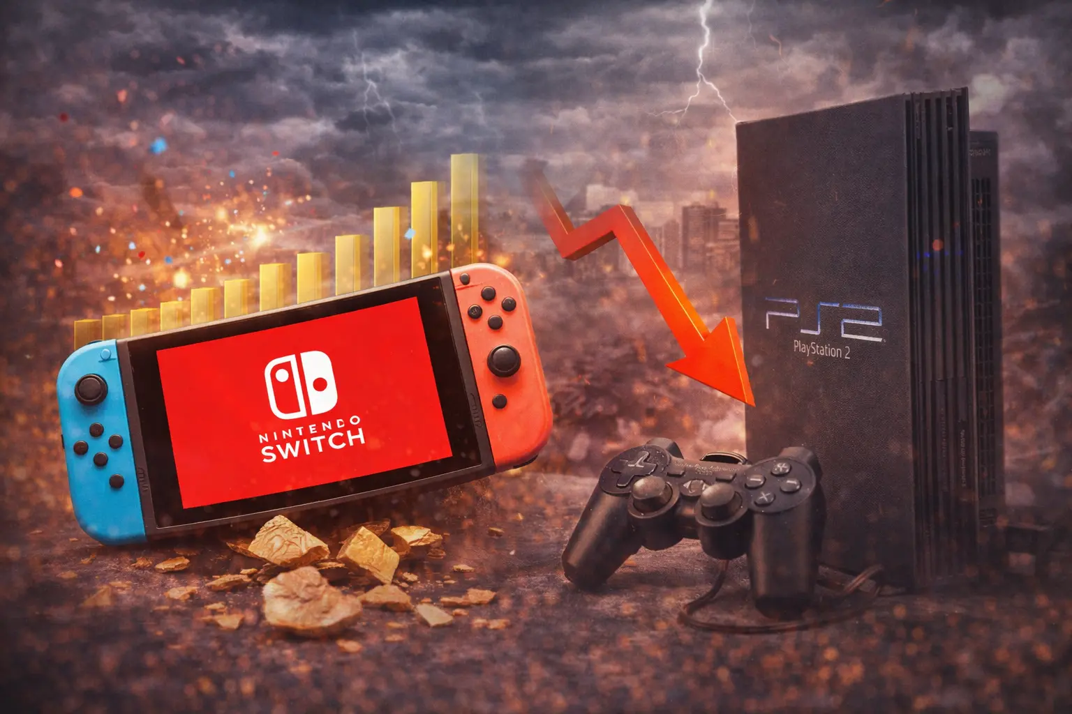 PS2 ki kursi khatre mein? Nintendo Switch ne racha itihas!